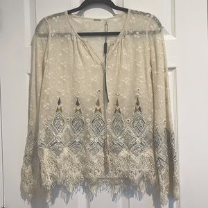 Elise Tahari Imelda Blouse NWT